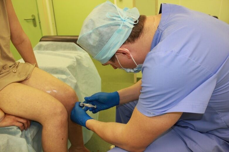 As injeções intra-articulares são o último recurso para lesões muito graves no joelho